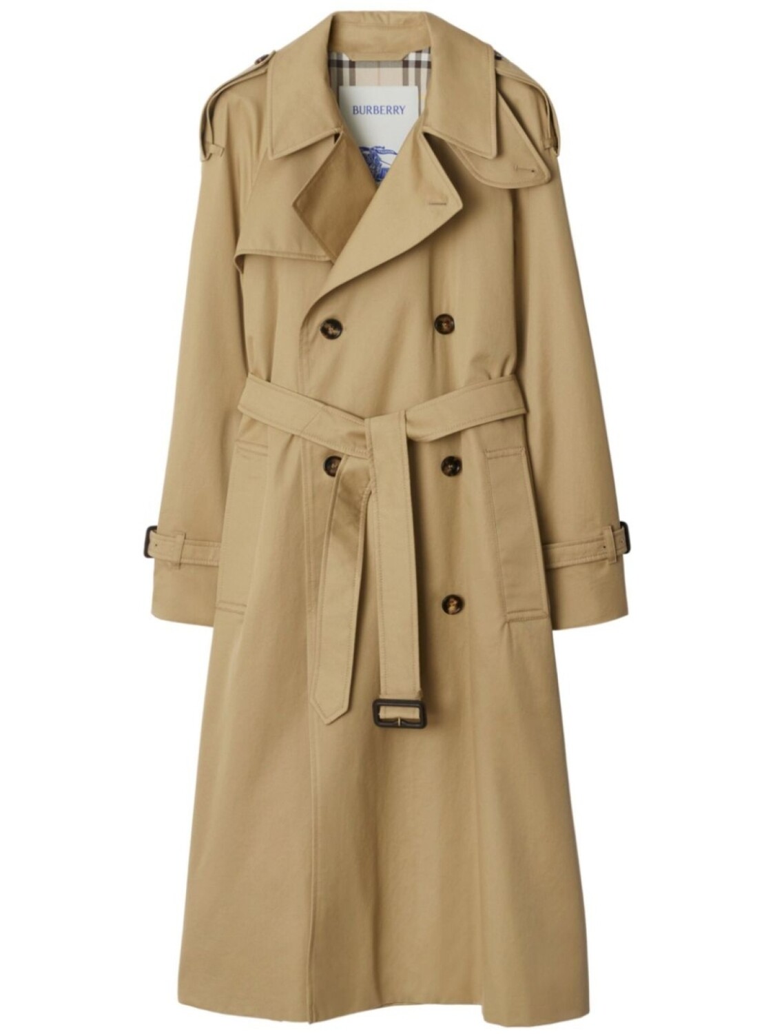 

Плащ Каслфорд Burberry, нейтральный цвет
