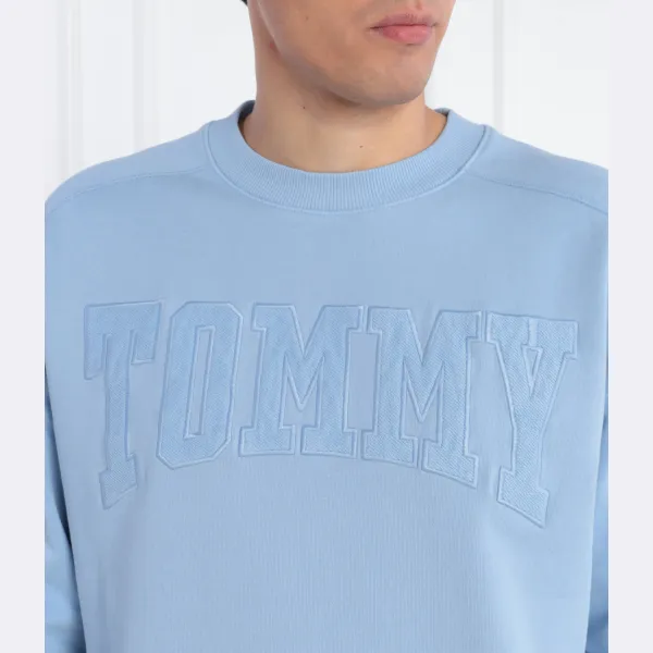 Толстовка свободного кроя New vrsty acid Tommy Hilfiger, синий — фото 4