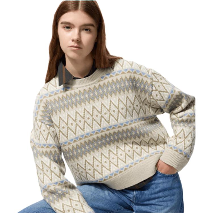 

Джемпер JW Anderson JW Anderson Collaboration FW25 женский UNIQLO, бежевый
