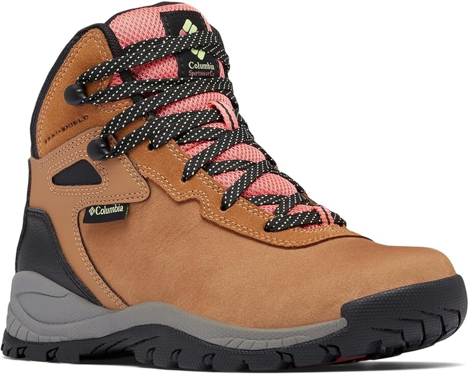 

Походная обувь Columbia Newton Ridge BC Nubuck, цвет Elk/Spring Yellow