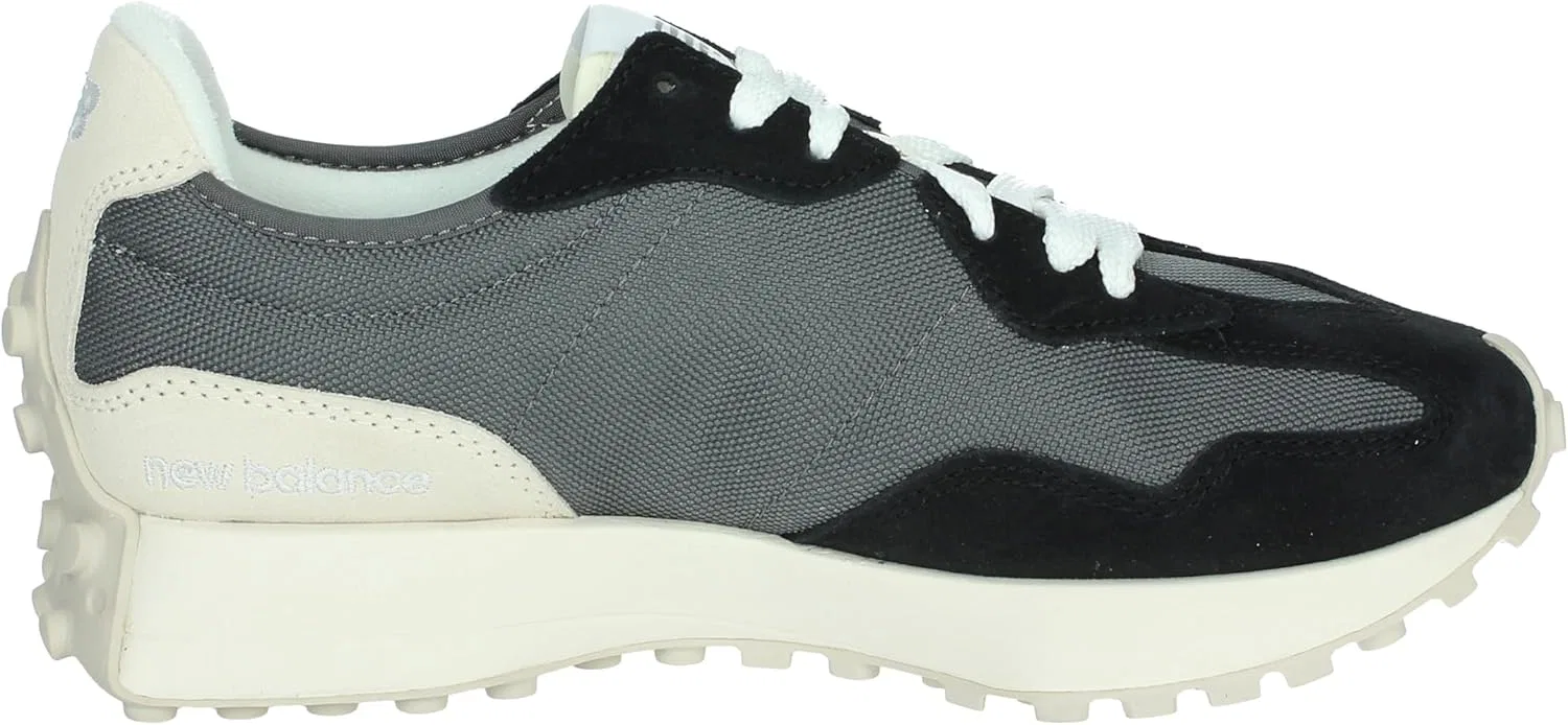 Кроссовки New Balance 327 для мужчин, Black Gray White — фото 4