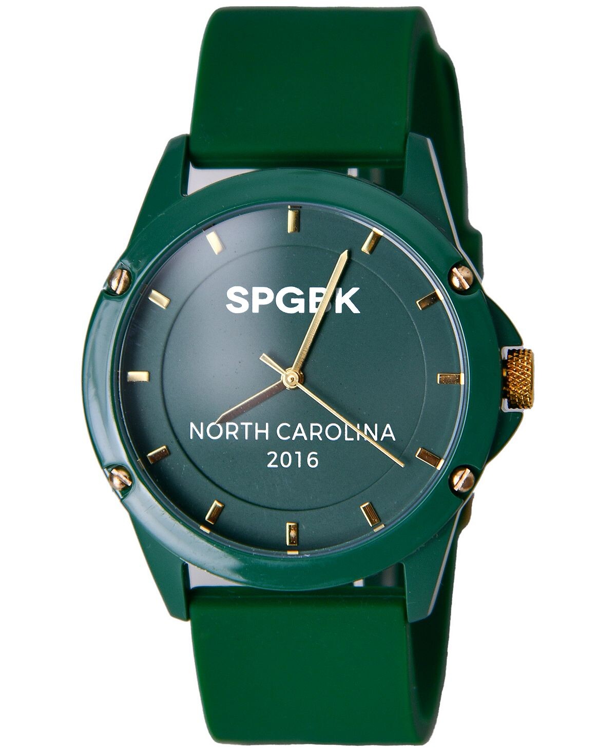 

Часы унисекс Trojan Green на силиконовом ремешке 44 мм SPGBK Watches, зеленый