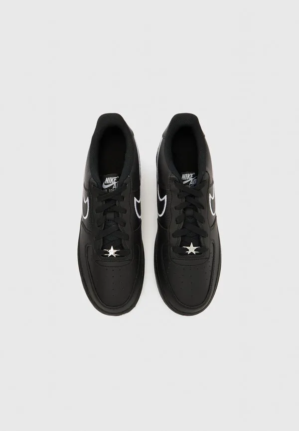 Кроссовки air force 1 унисекс Nike Sportswear, Black/White/Silver-Coloured — фото 4