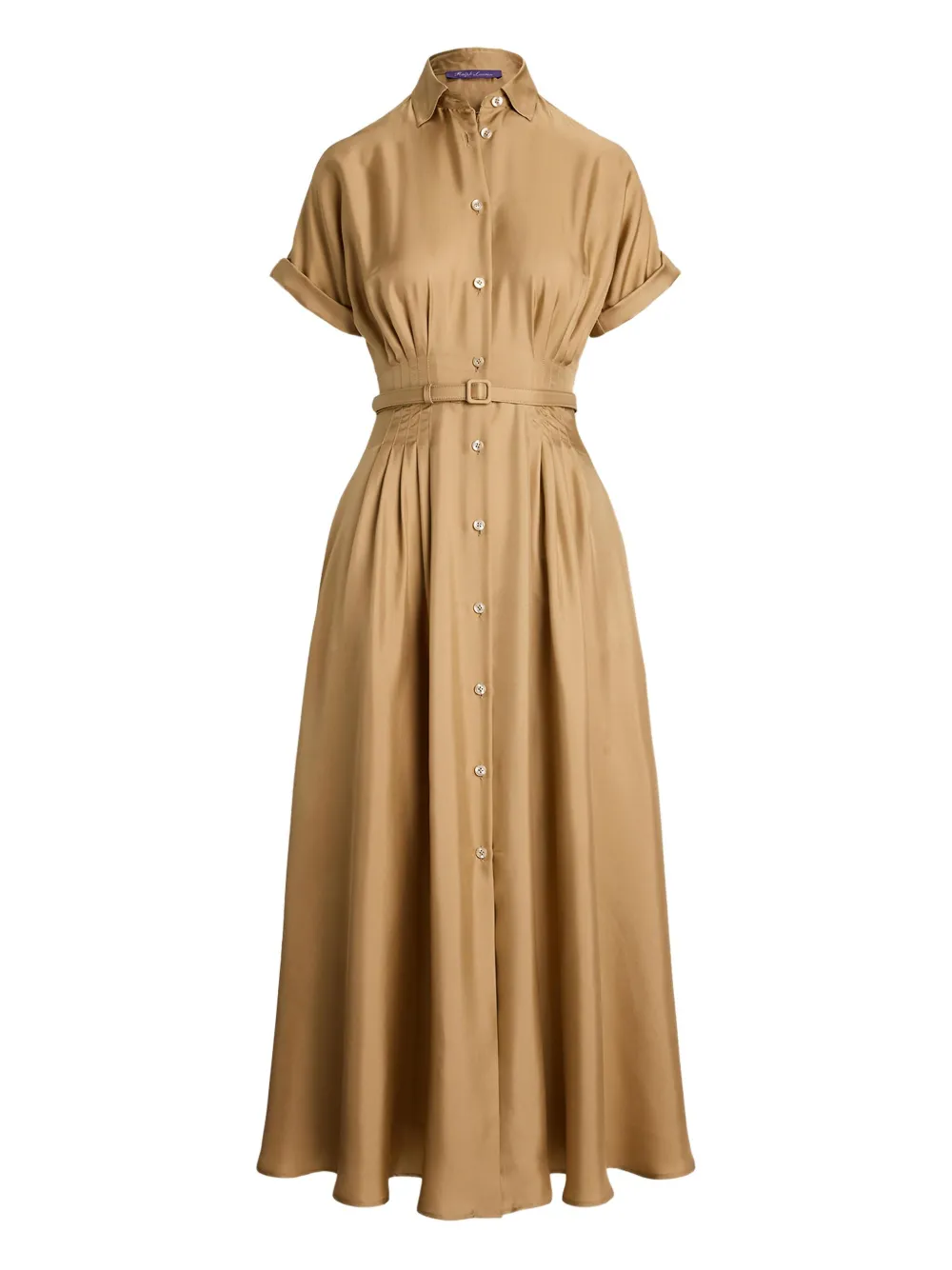 

Платье миди Donatella с короткими рукавами Ralph Lauren Collection, нейтральный