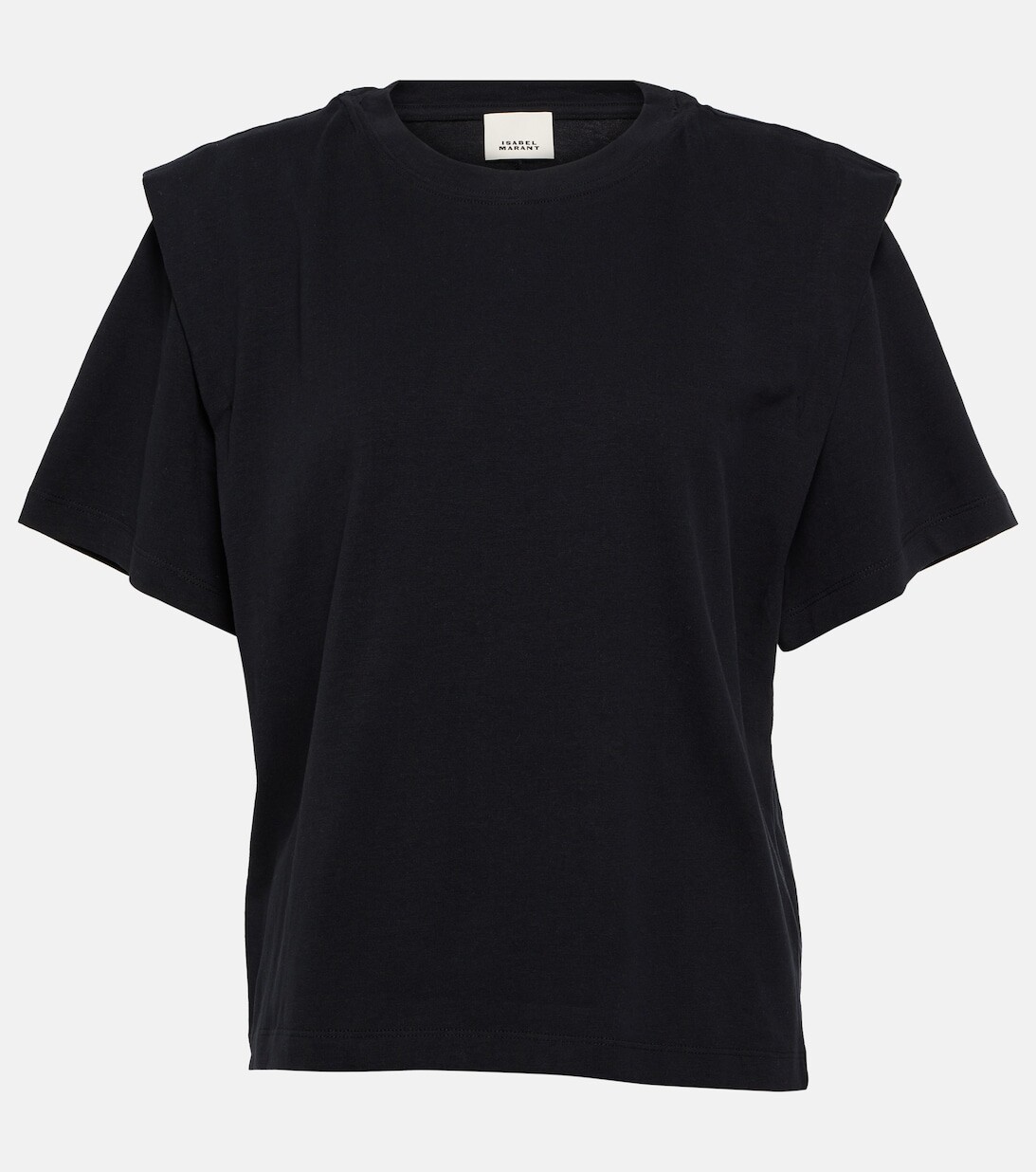 

Многослойный топ из хлопка ISABEL MARANT, черный