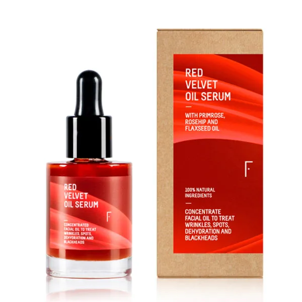 

100% натуральная увлажняющая сыворотка для лица Red Velvet Oil Serum Freshly Cosmetics, 30 ml