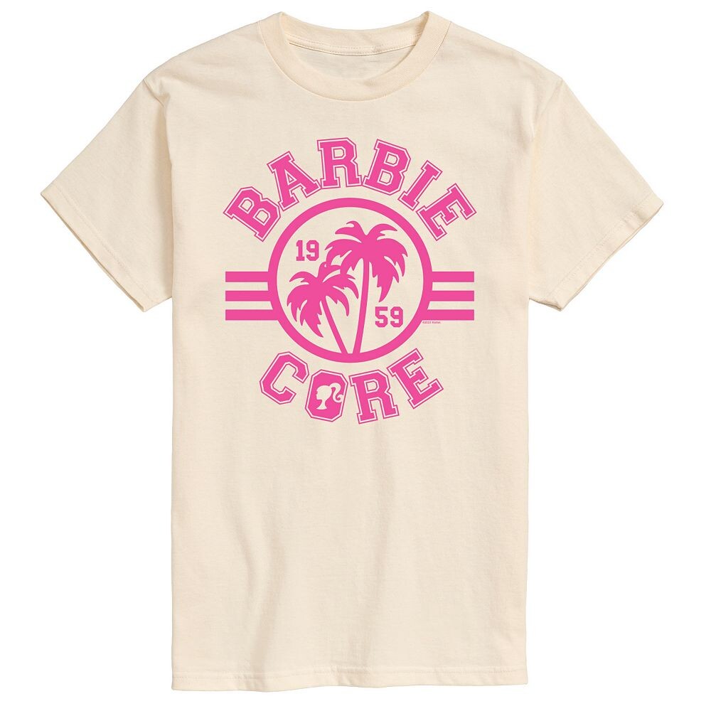

Мужская футболка с рисунком Barbie Barbiecore Collegiate Licensed Character, бежевый