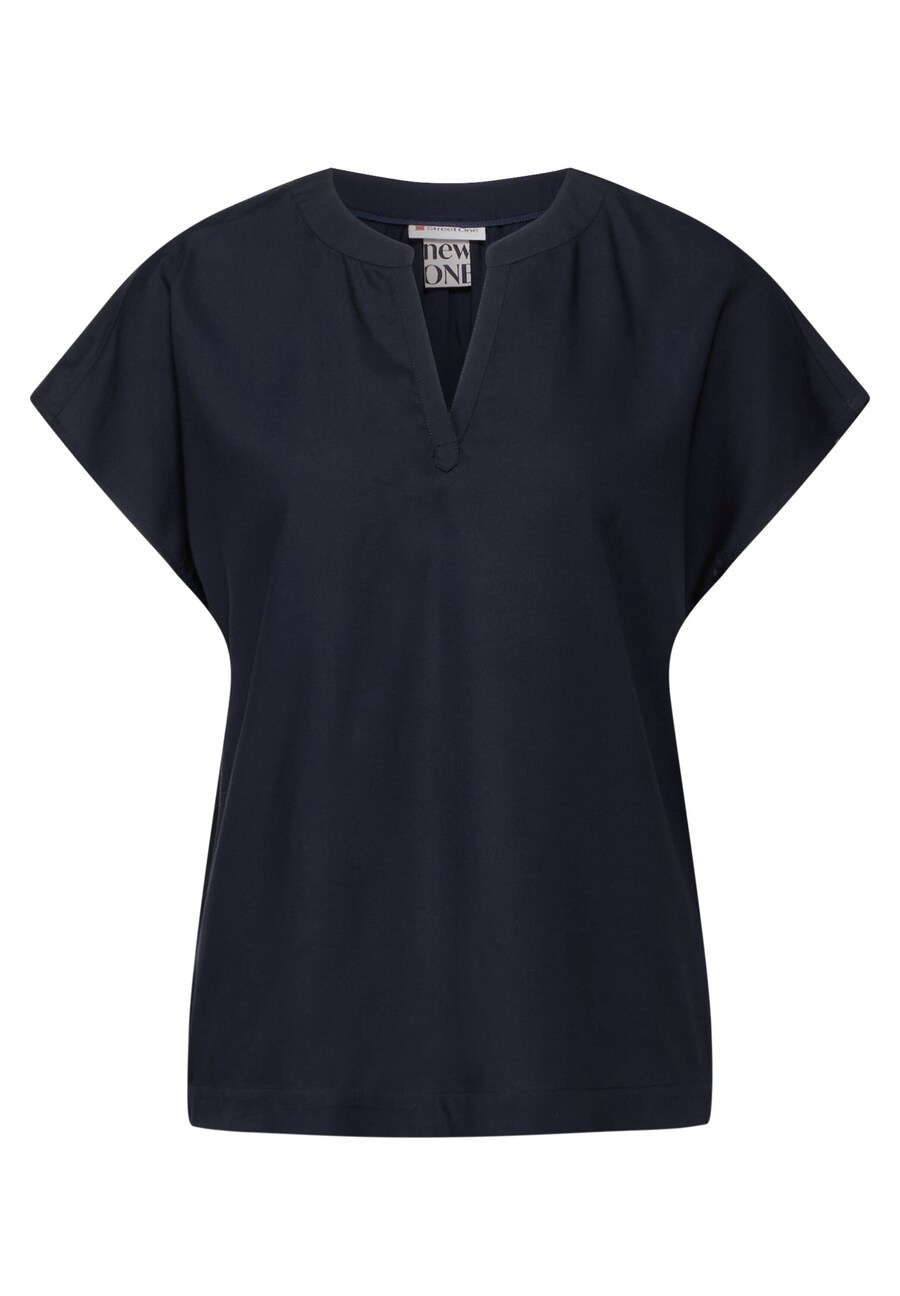 

Блузка с коротким рукавом STREET ONE Blouse, темно-синий