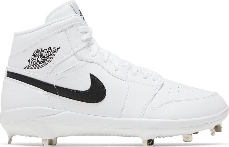 

Кроссовки Air Jordan 1 Retro Metal 'White Black', белый