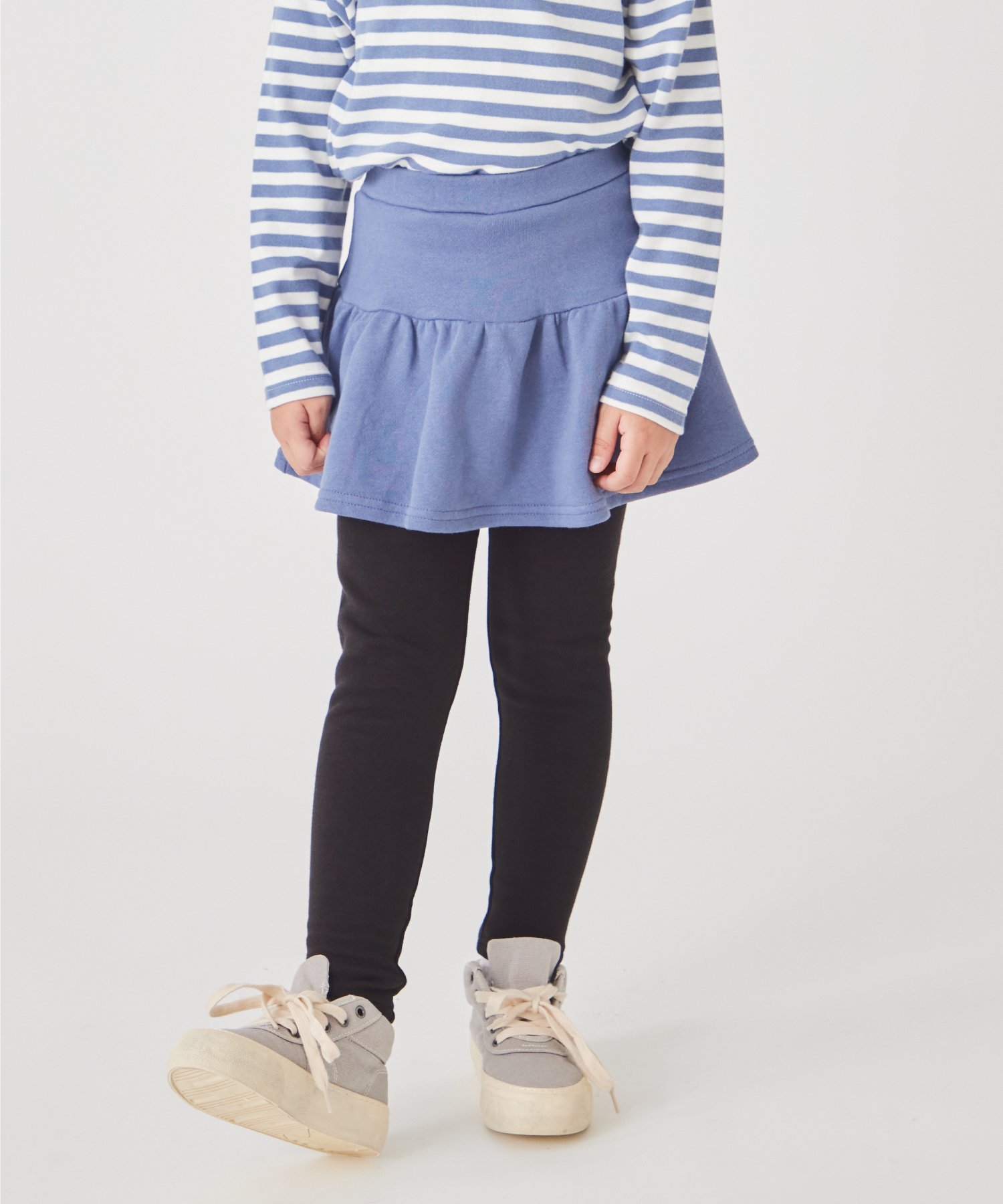 Шорты-юбки на флисовой подкладке Ever Closet, Matte Blue