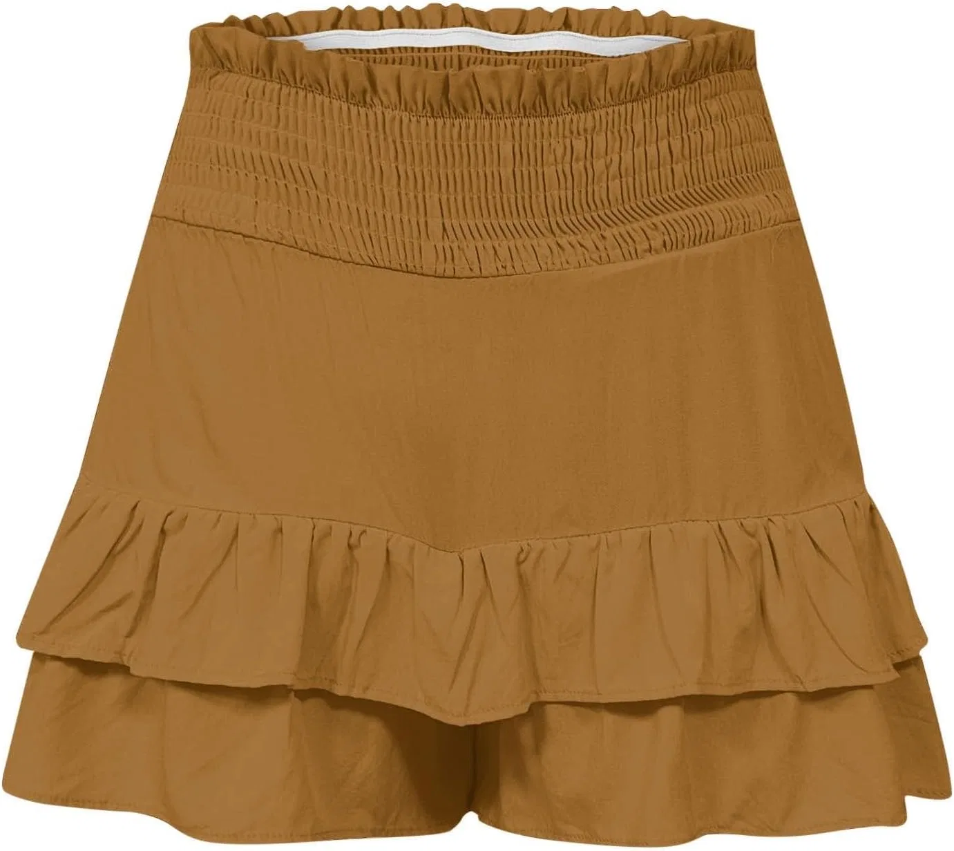 Женские шорты для активного отдыха с высокой талией, цвет A04_khaki — фото 3