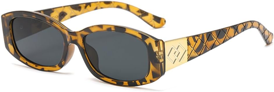 

Маленькие овальные солнцезащитные очки для женщин и мужчин, металлические очки, солнцезащитные очки для улицы, винтажные очки с защитой от УФ-излучения UV400 HDUBFY, 4