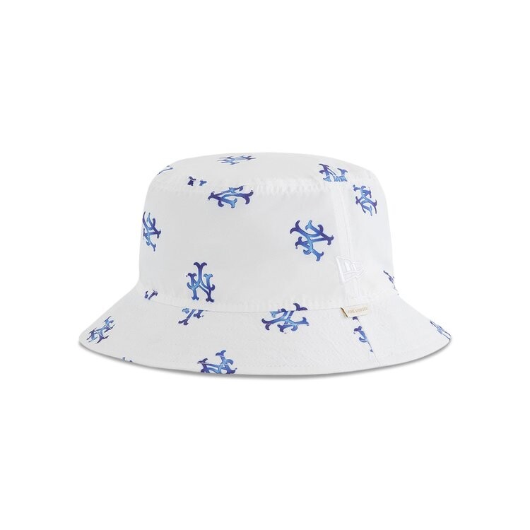 

Панама Aimé Leon Dore x New Era Mets Nylon Bucket Hat, белый