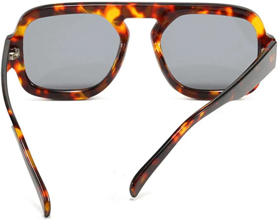 

Женские винтажные солнцезащитные очки LVTFCO, популярные солнцезащитные очки большого размера для мужчин, для активного отдыха и повседневной носки, Black Tea