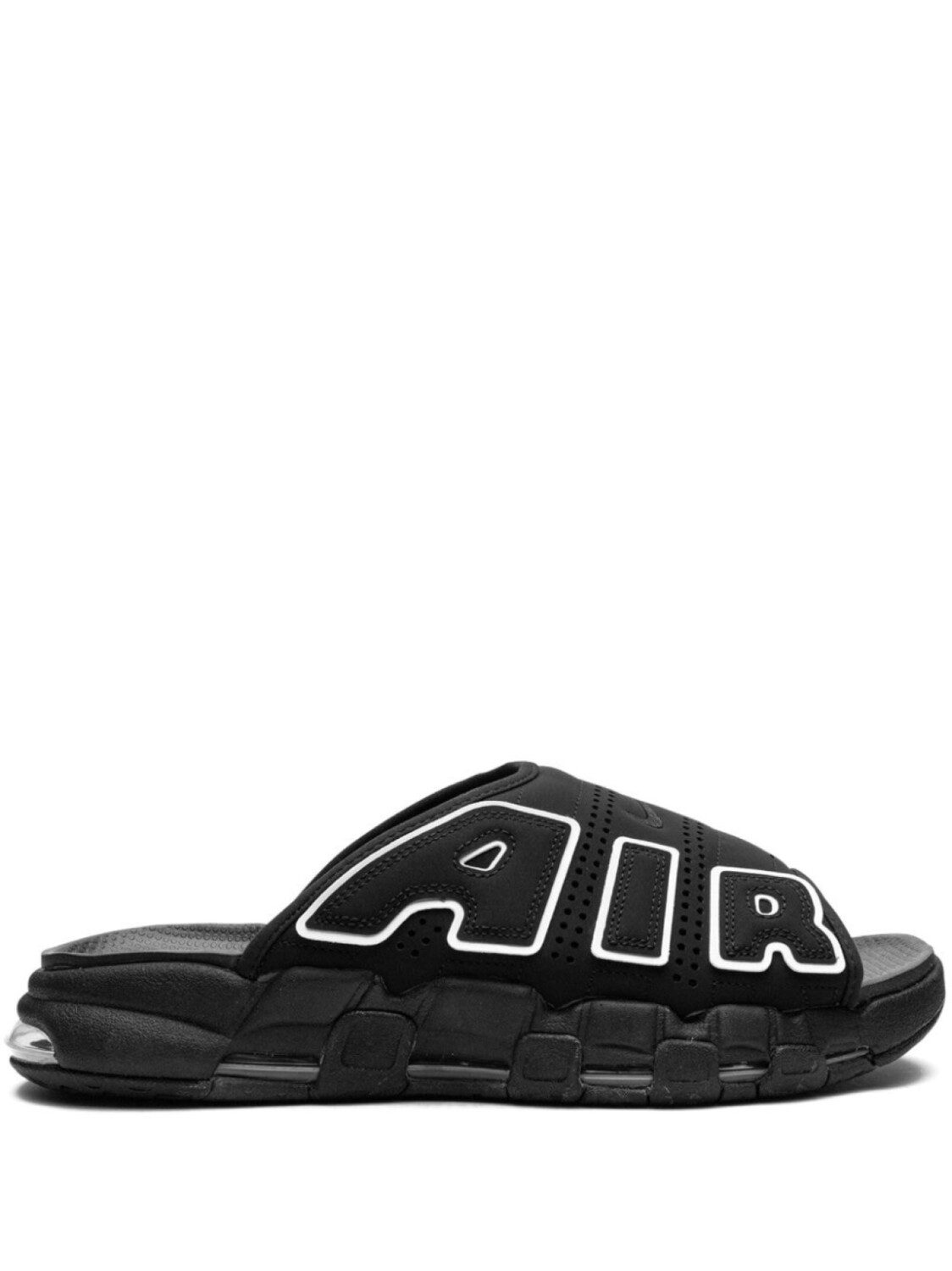 

Nike шлепанцы Air More Uptempo OG Black/White, черный