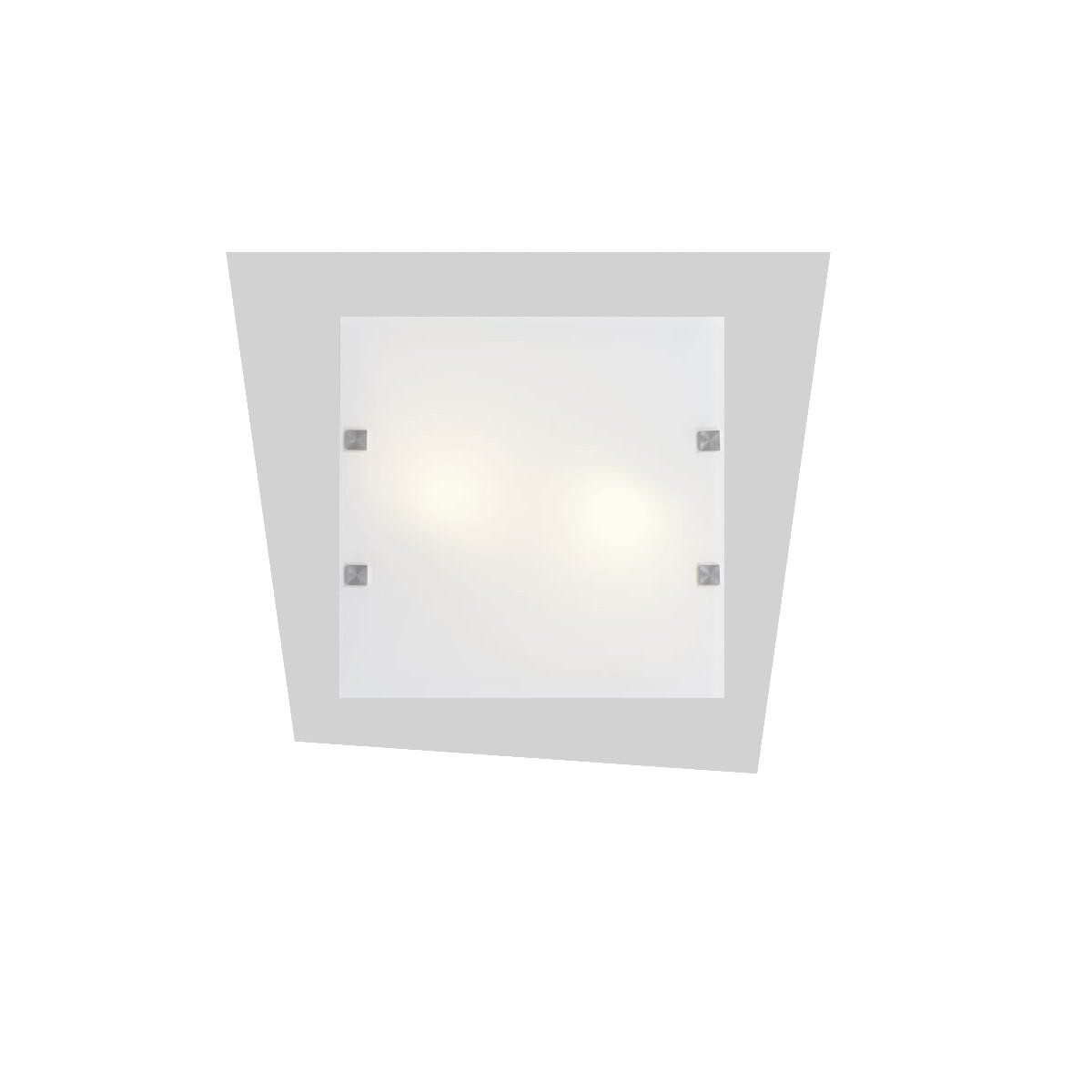 

Потолочный светильник Lumicom, 40x45x6 см, белый