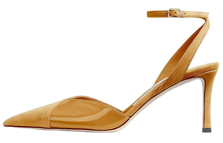 Женские туфли на тонком каблуке цвета кэмел Jimmy Choo, Original Shoe Box Included