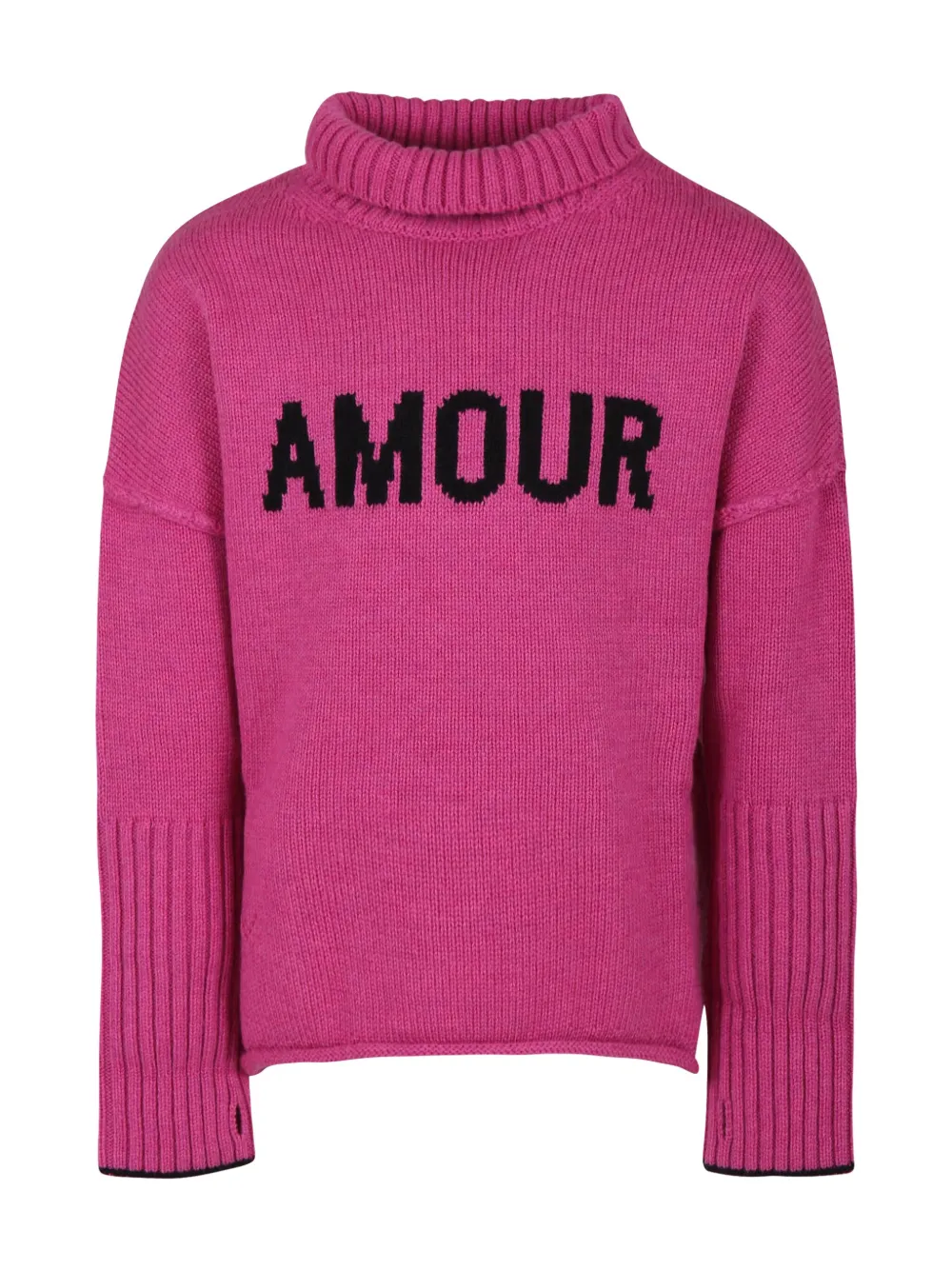 

Шерстяной джемпер Amour Zadig & Voltaire Kids, розовый