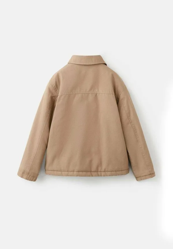 Легкая куртка для детей и подростков Mango Kids, Beige — фото 2