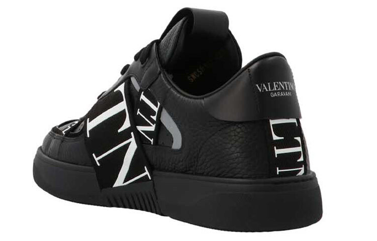 Кроссовки Valentino Low-Top, чёрный / белый — фото 3