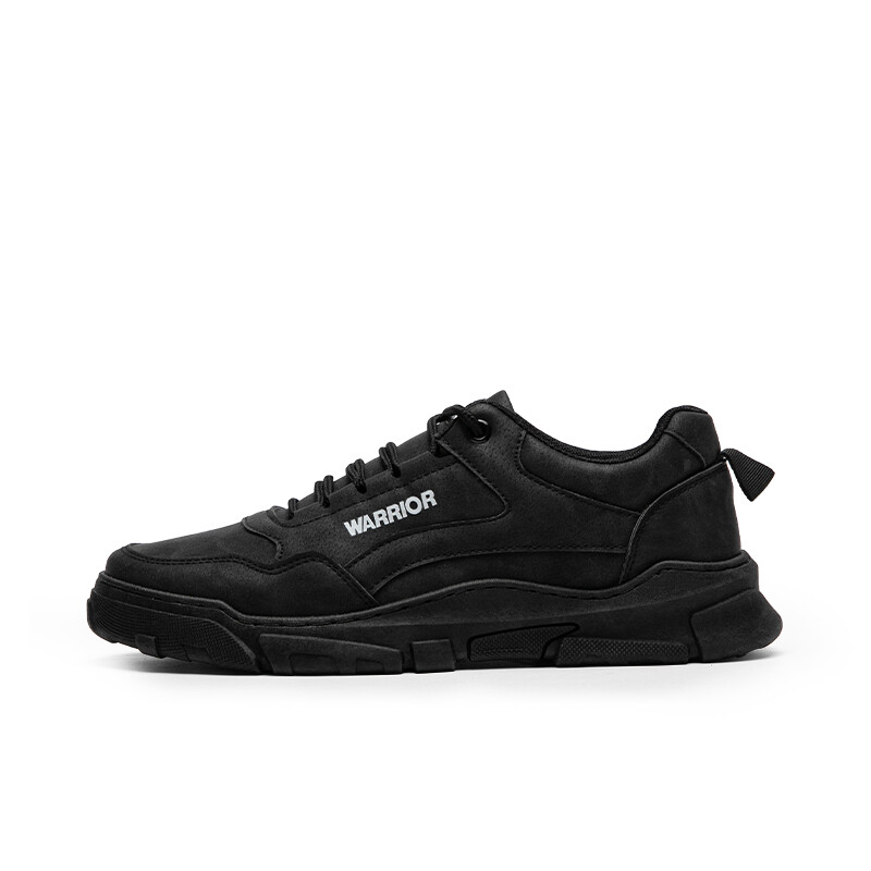 

Кроссовки WARRIOR Skateboarding Shoes Men Low-top Black, черный