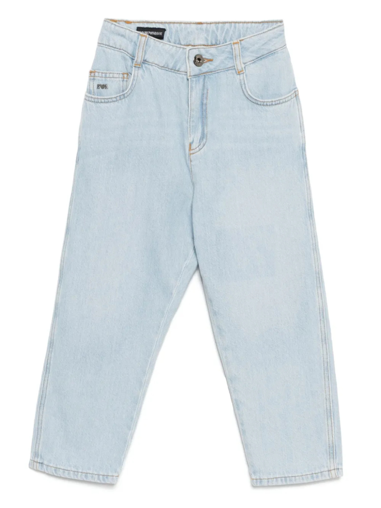 

Джинсы из хлопка Emporio Armani Kids, синий