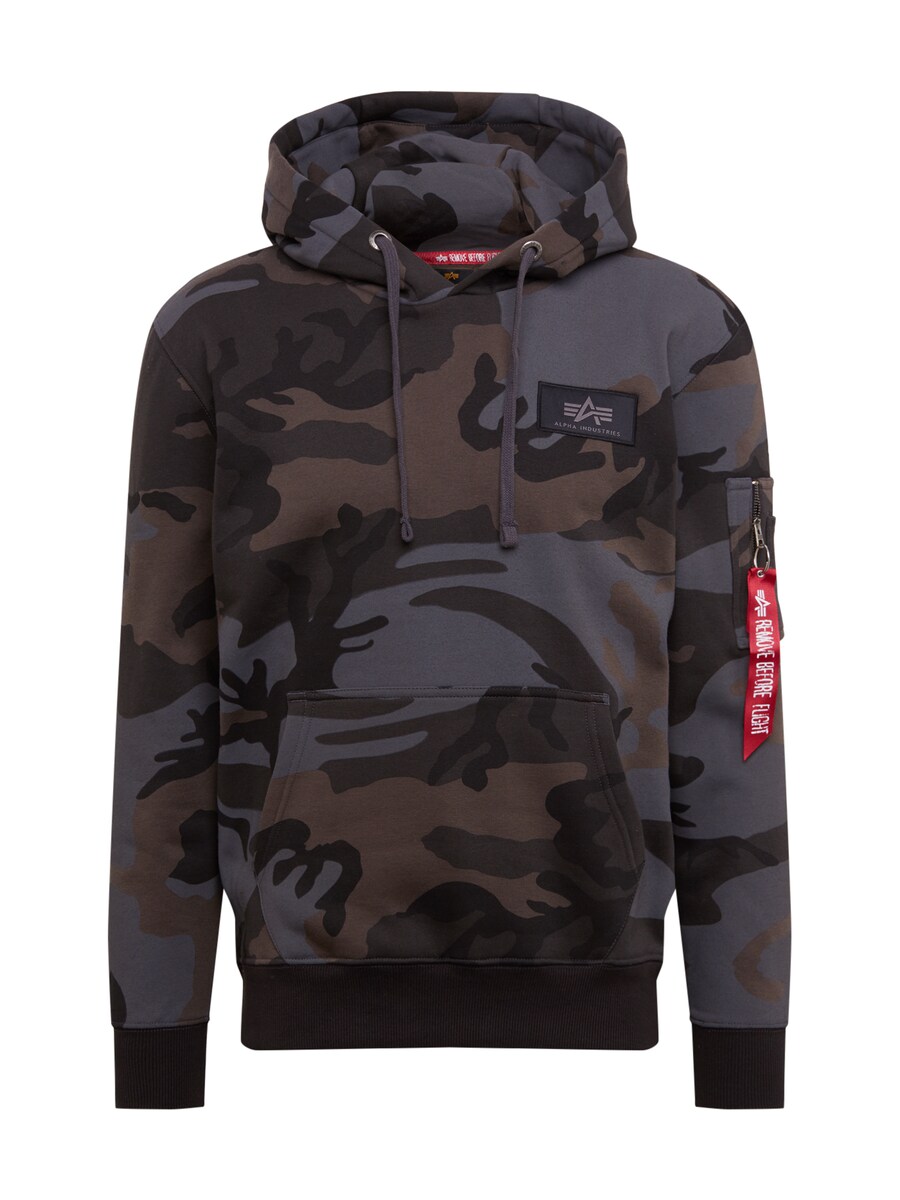 

Толстовка с капюшоном ALPHA INDUSTRIES Sweatshirt, антрацит