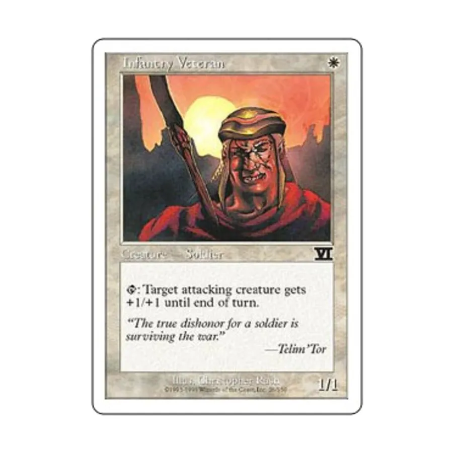 

CCG Ветеран пехоты (К), MTG - 6th Edition (Classic)