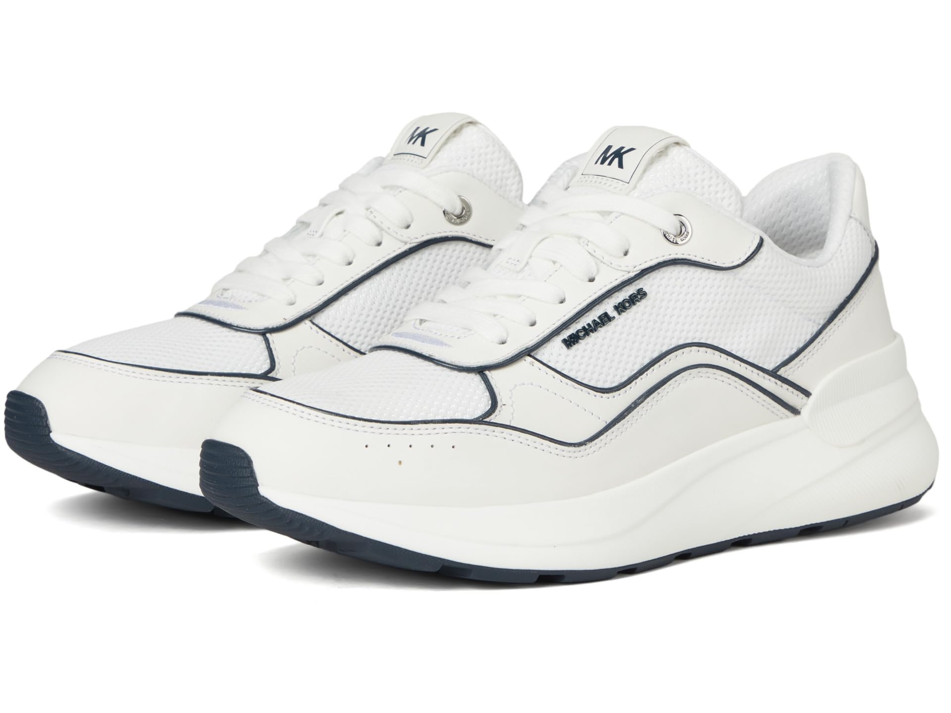 

Кроссовки Michael Kors Trevor Trainer, Optic White/NavySee Less