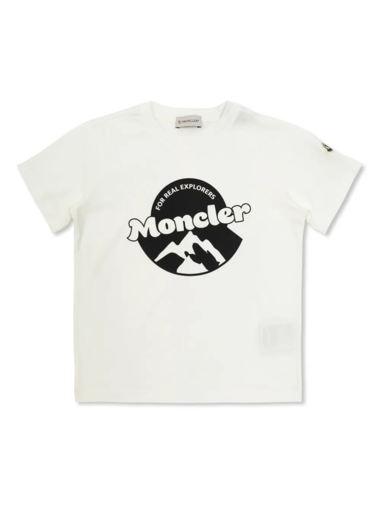 

Футболка Moncler Enfant с логотипом, белый
