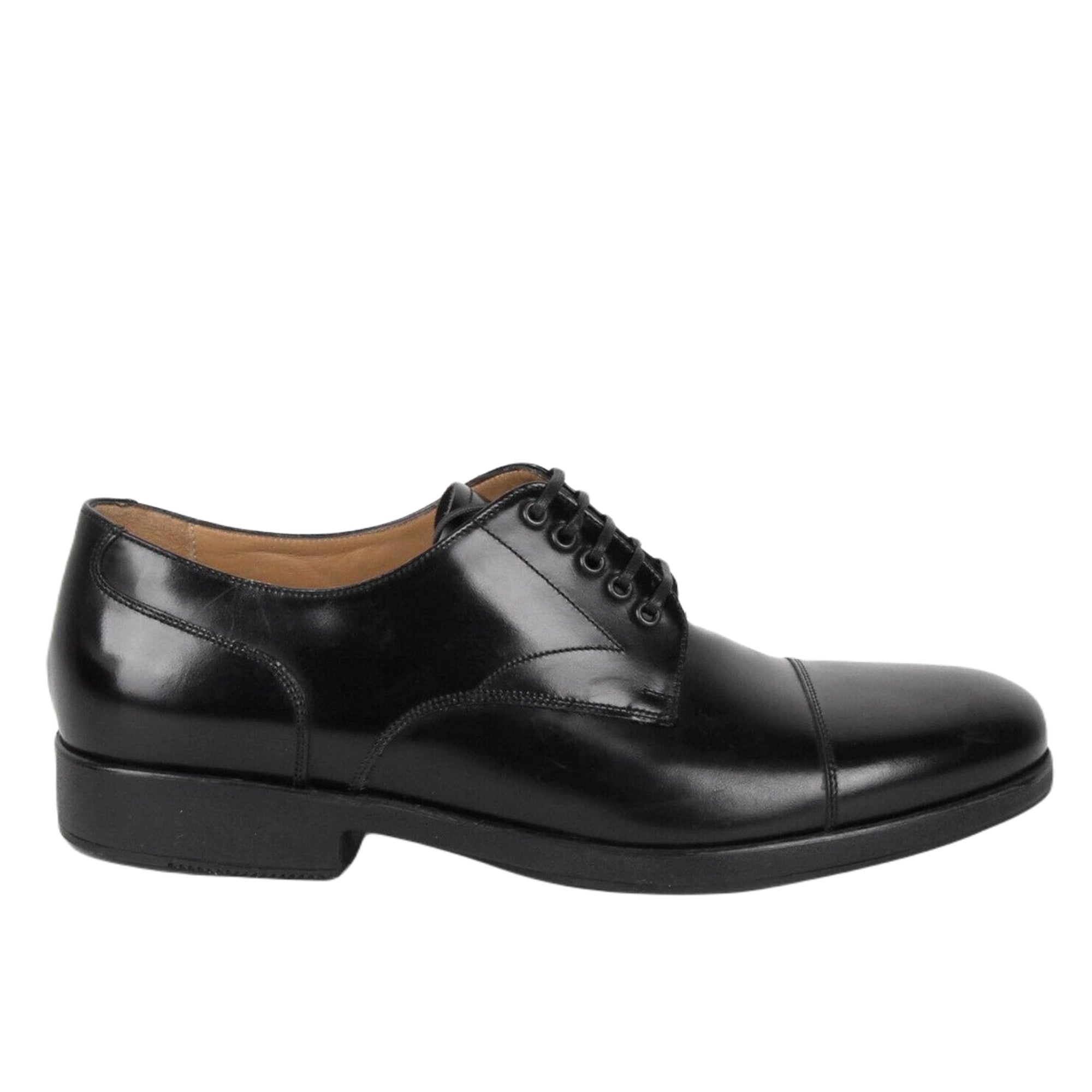

Мужские туфли Ferragamo Larry Lace Up, черные Salvatore Ferragamo