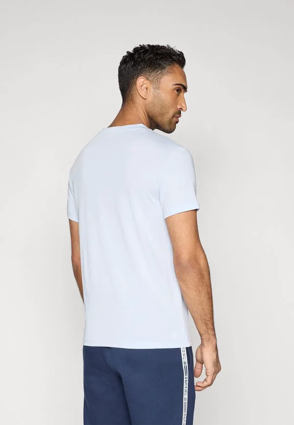 Спортивная футболка с большим логотипом Lacoste Sport, Phoenix Blue/Aphylla — фото 3