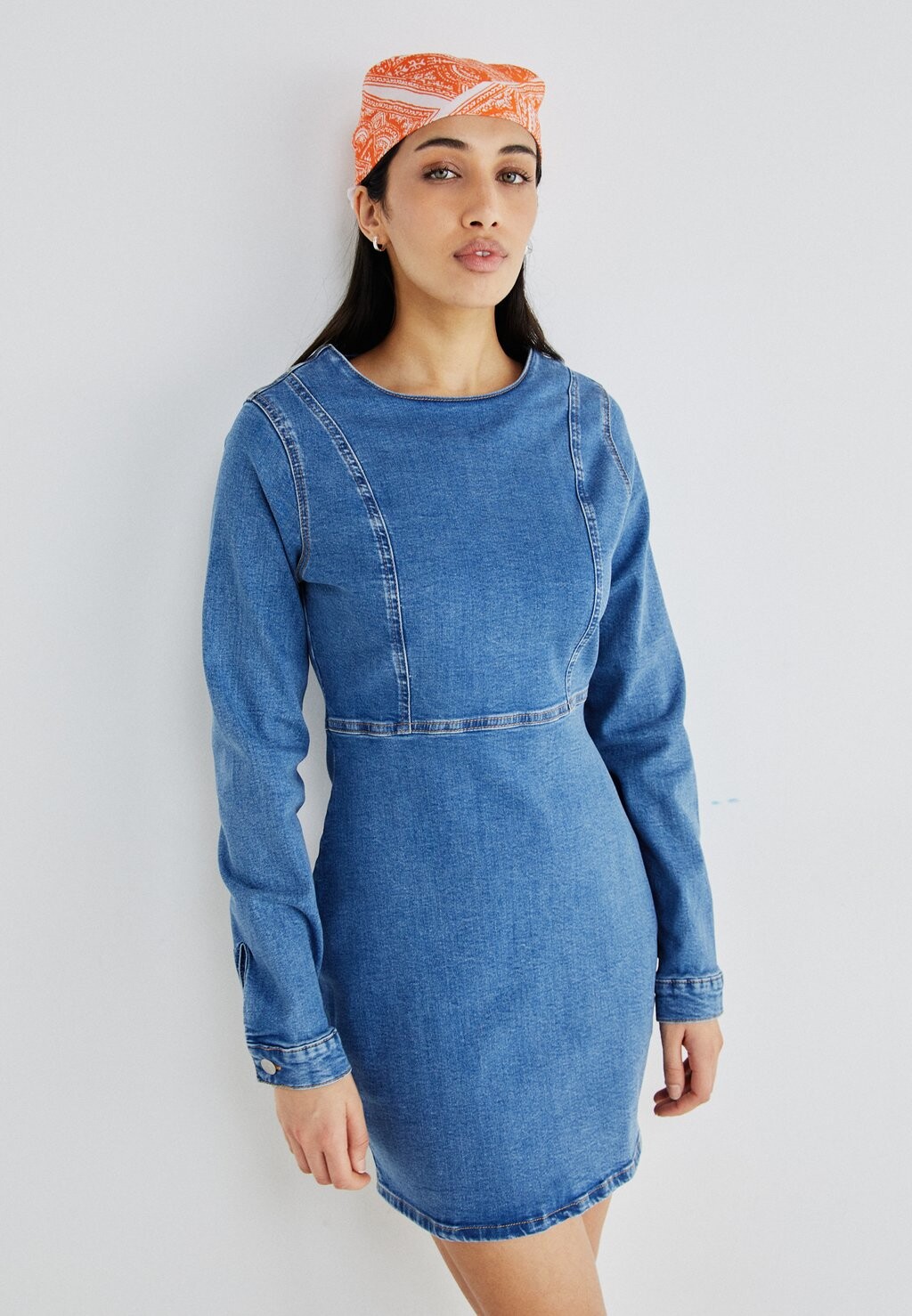 

Джинсовое платье Nmpella Dress Noisy May, цвет medium blue denim