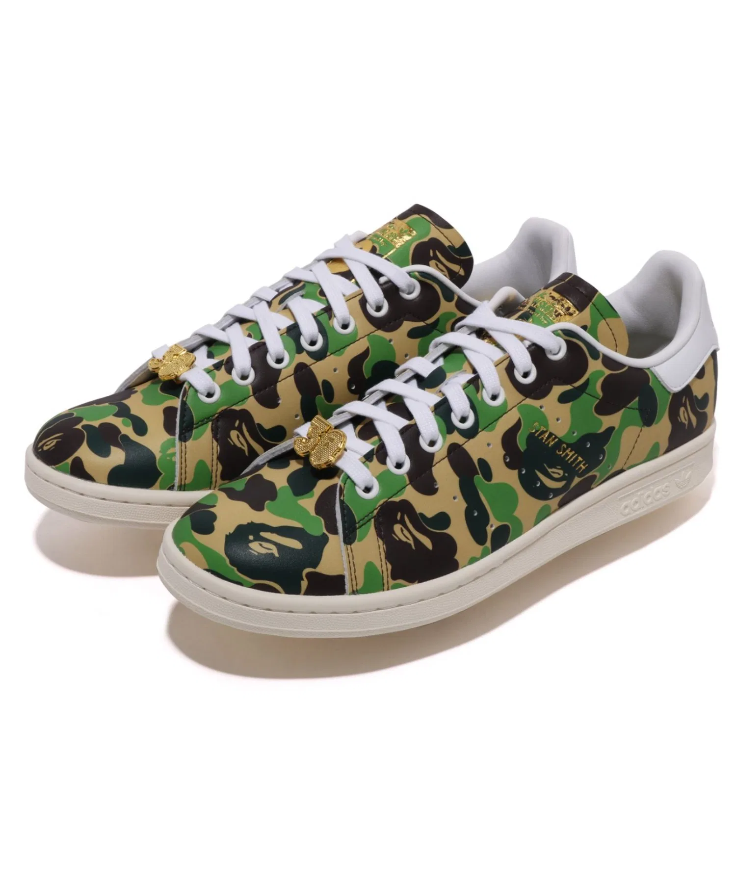 Мужские кроссовки A BATHING APE x ADIDAS STAN SMITH BAPE ABC CAMO — фото 2