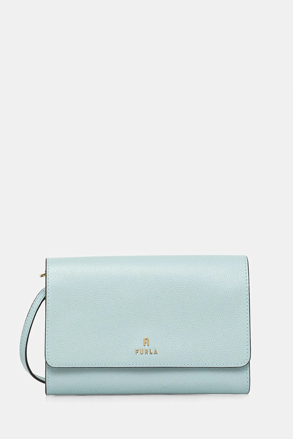 

Сумка из кожи Furla, бирюзовый