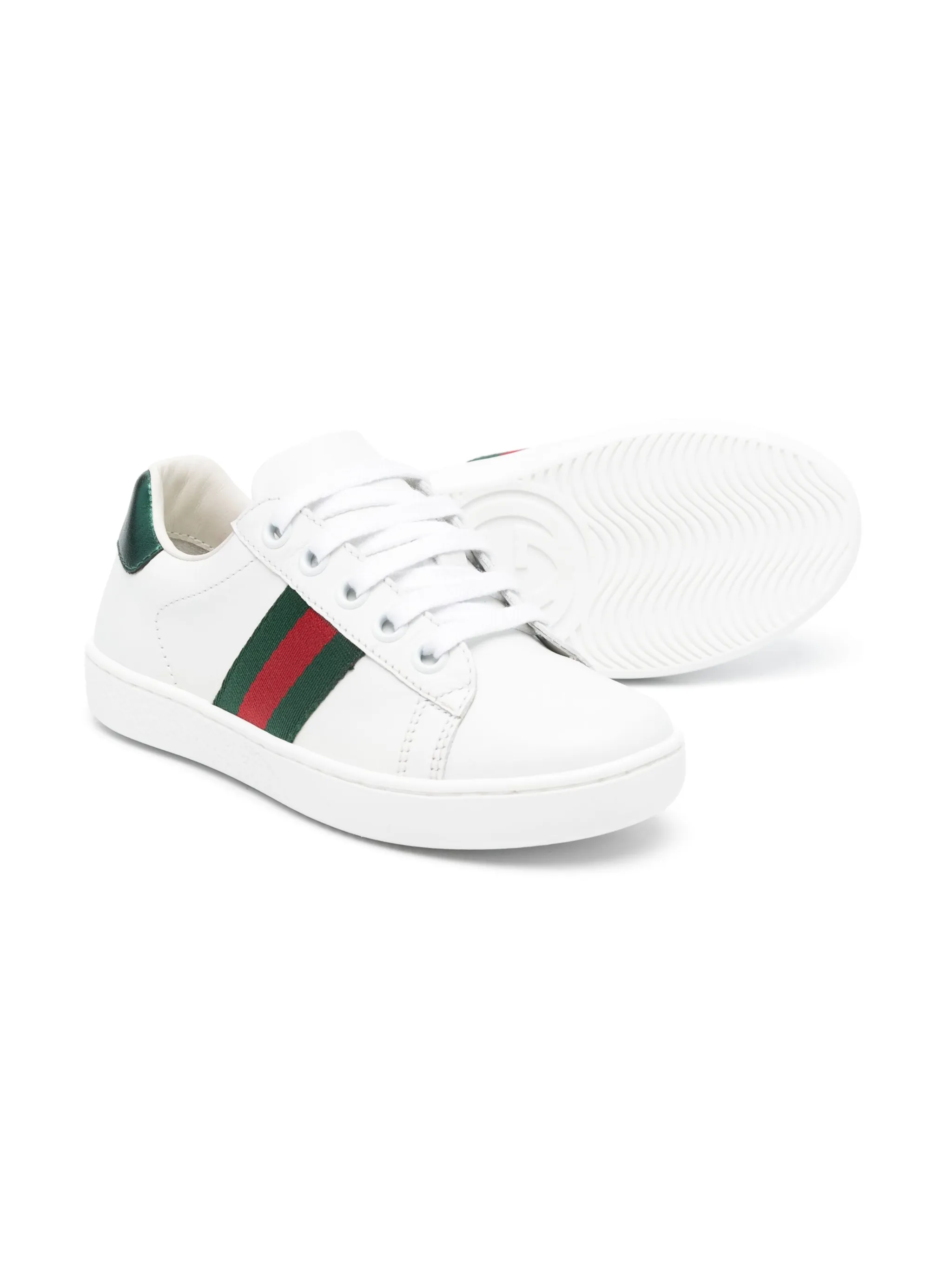Кеды Ace Gucci Kids, белый — фото 2