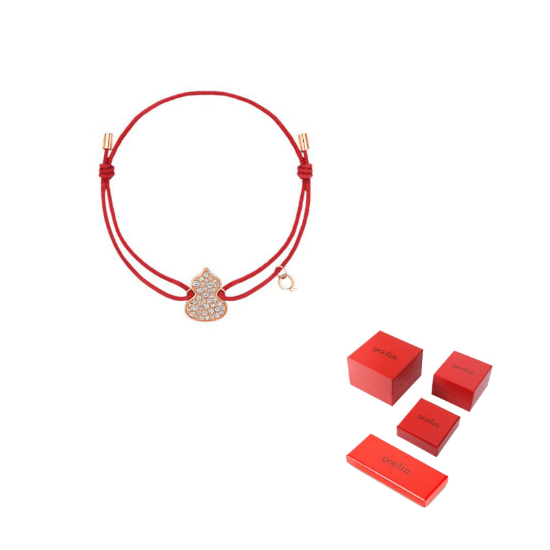 

Qeelin 18K Rose Gold, бриллиантовые браслеты, женские, Gold