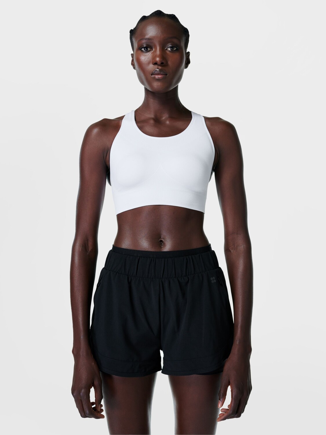 

Бюстгальтер для тренировки Sweaty Betty Stamina, белый