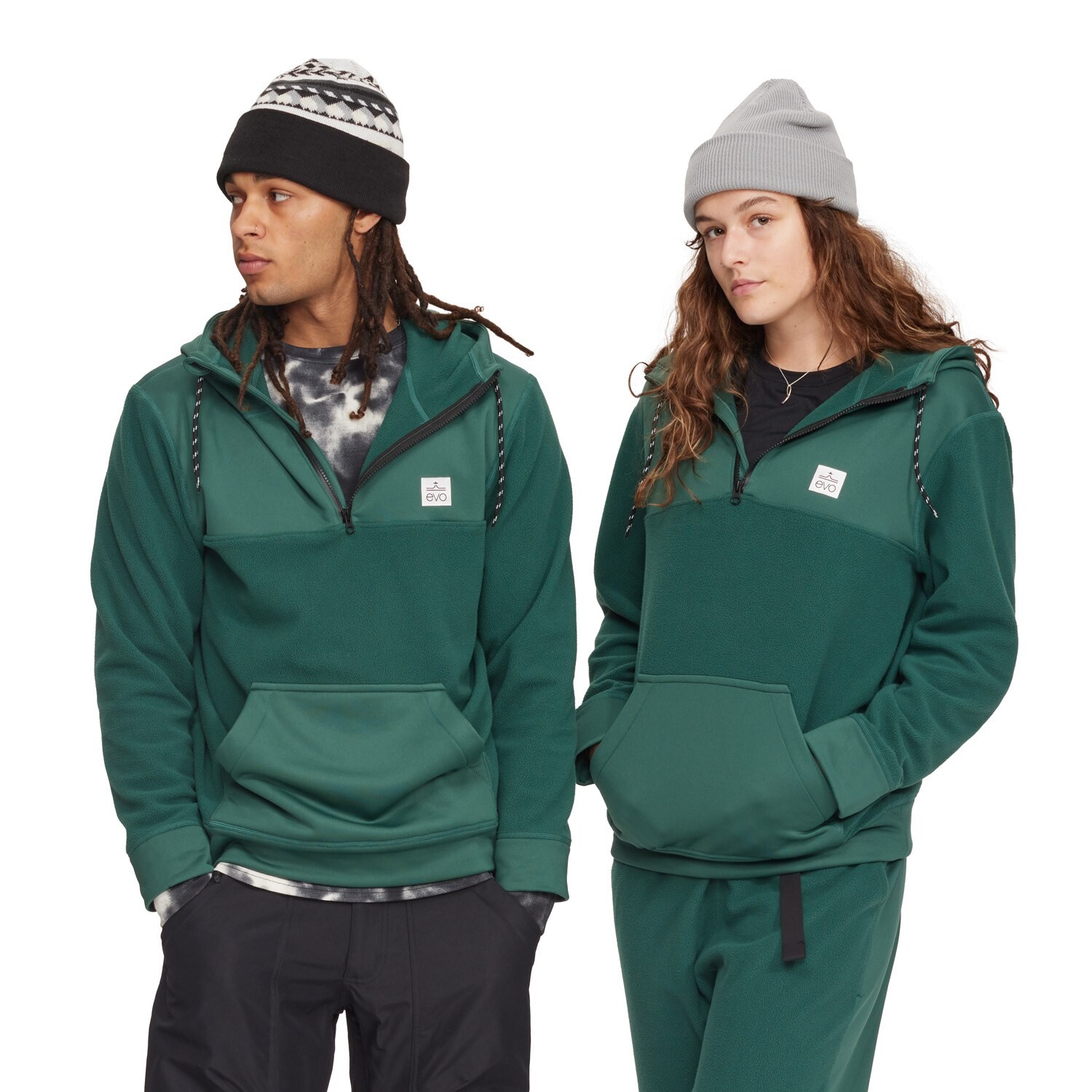 

Худи evo Unisex Fleece, изумруд