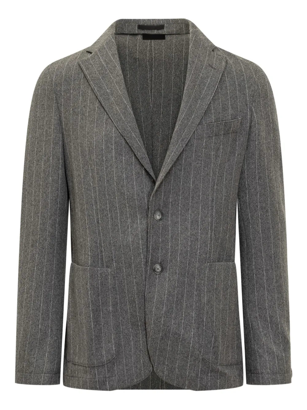 

Полосатый пиджак Boss, серый