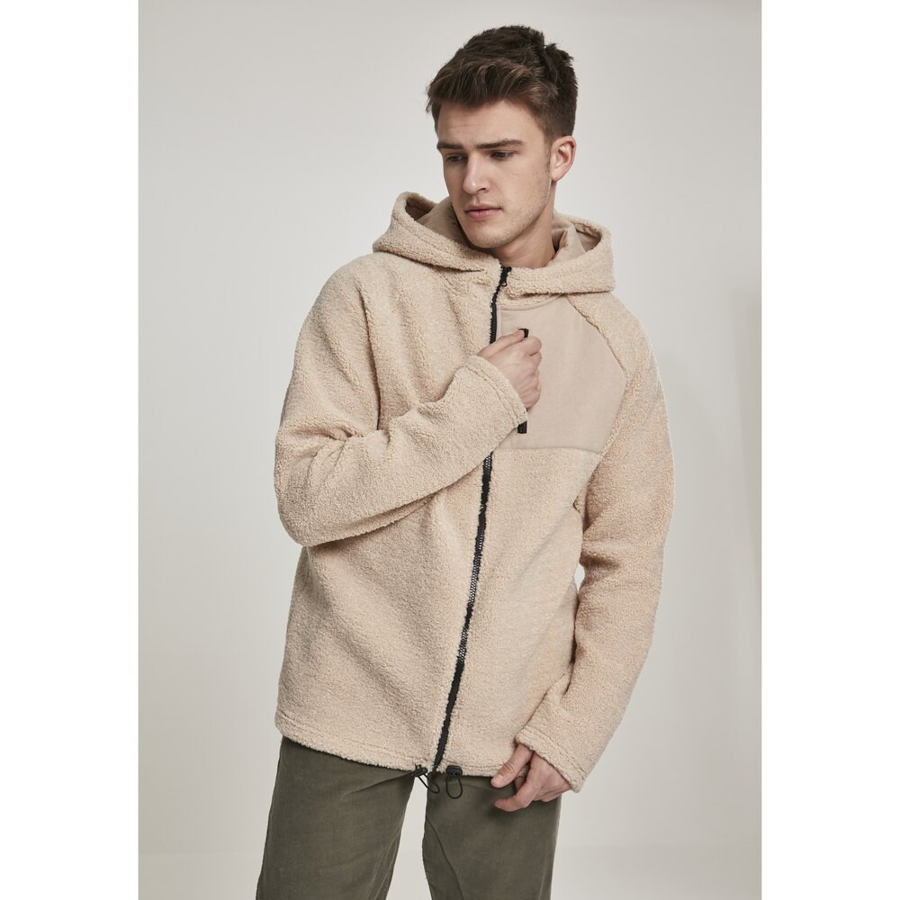 

Парка Urban Classics Hooded Zip Hooded Zip, бежевый