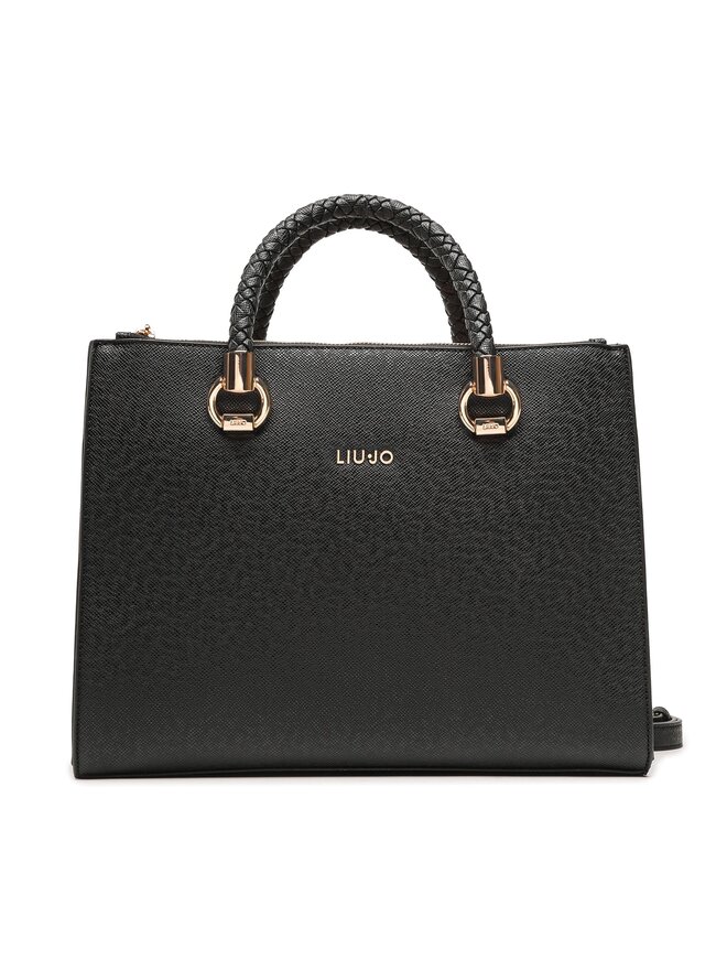 

Сумочка M Satchel Double AXX010 E0087 Liu Jo, черный