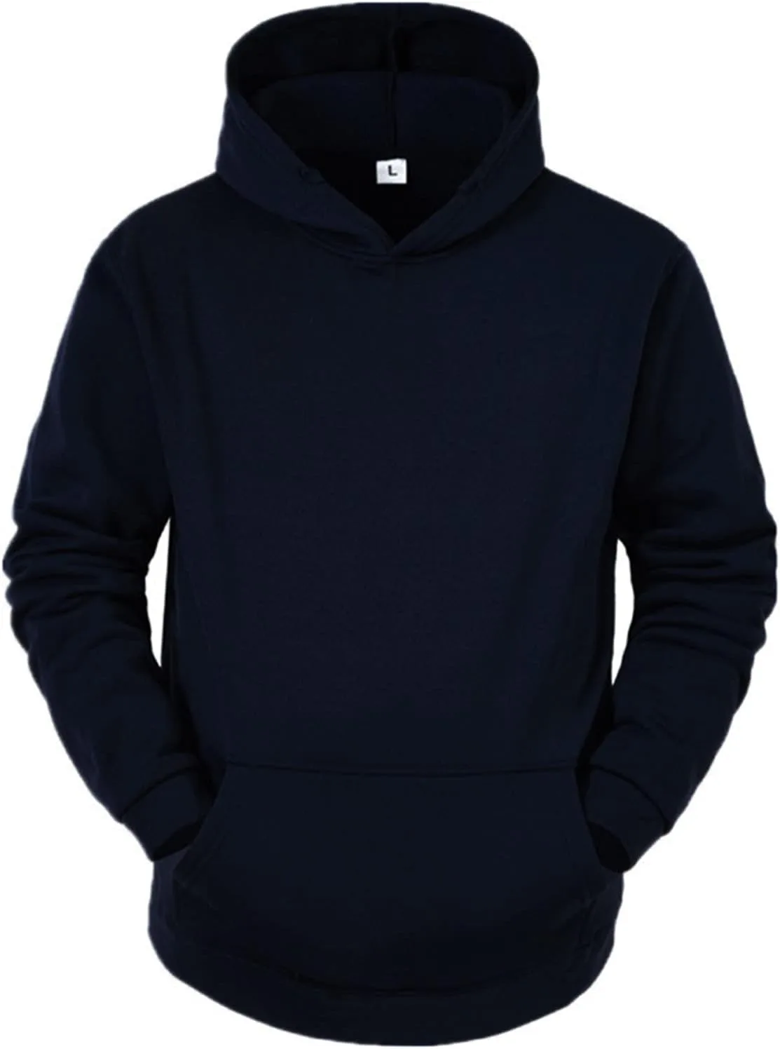 Толстовка с капюшоном Fleece мужская, длинный рукав, мягкая и теплая — фото 2