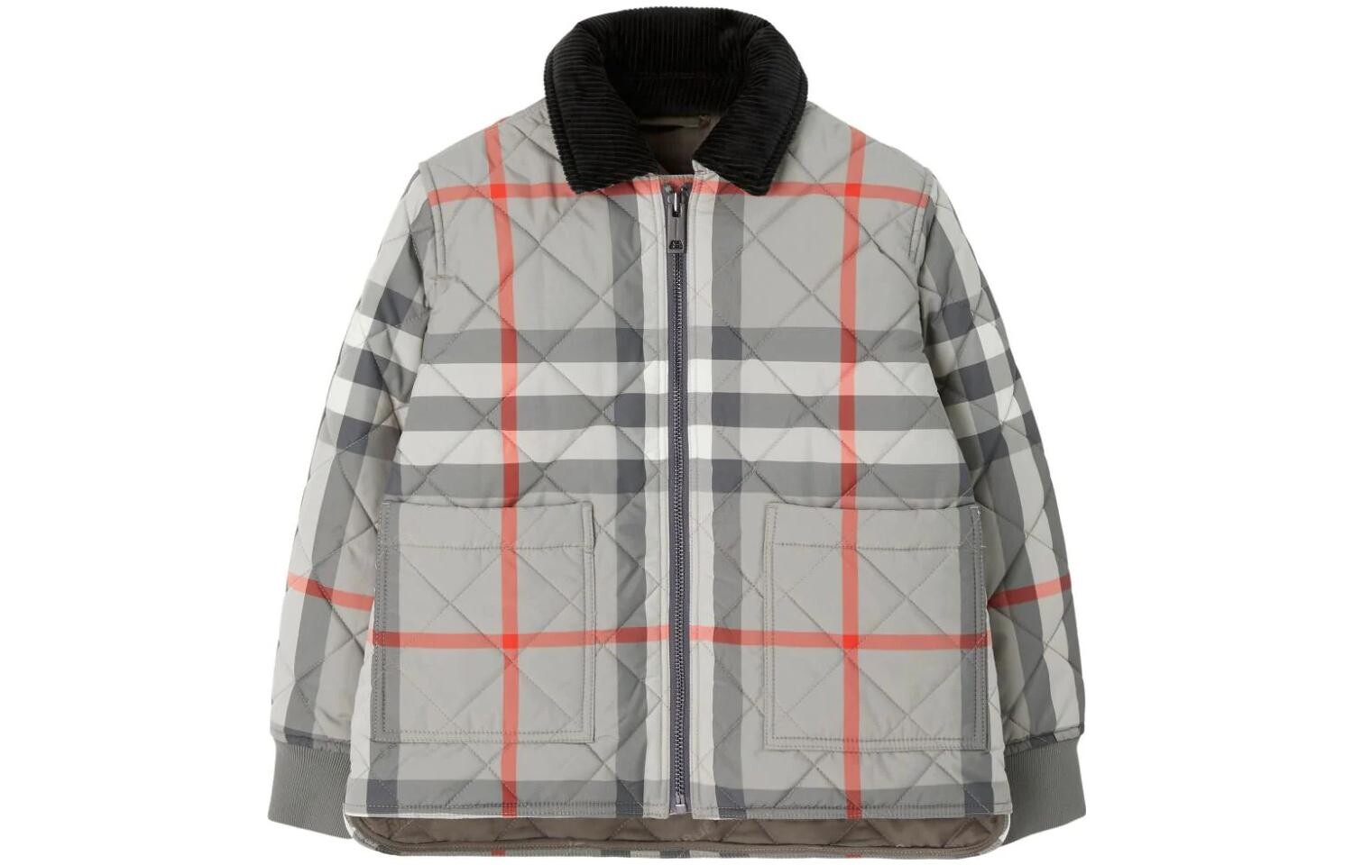 

Детская куртка Burberry, цвет Charcoal Gray
