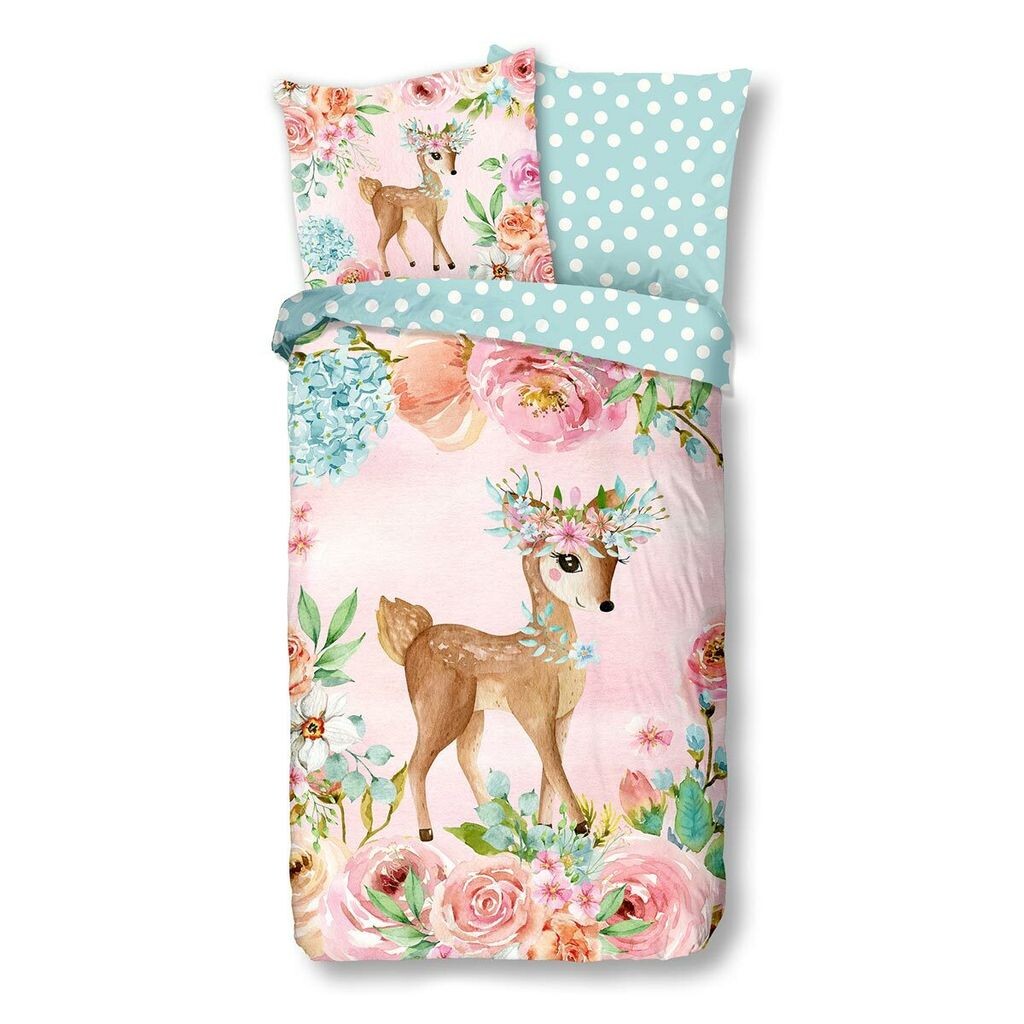 

Постельное белье Dream Sleep Rehkids 135х200 см + 80х80 см Traumschlaf