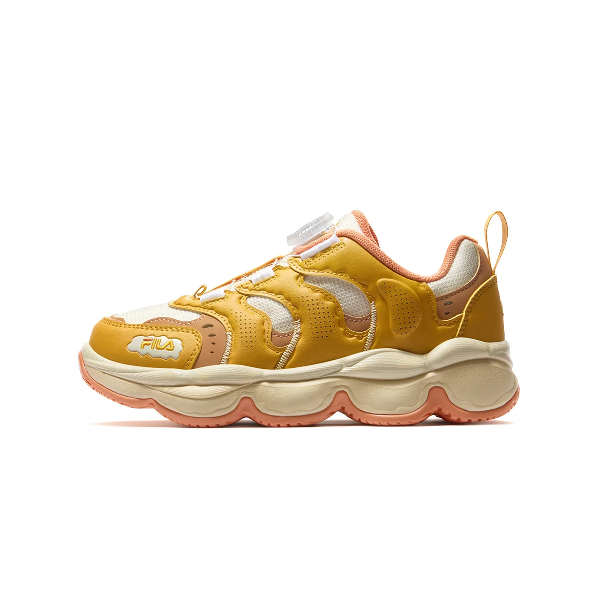 Heritage FHT повседневная обувь unisex FILA KIDS, F-CG Cloud White/Golden Glow Yellow