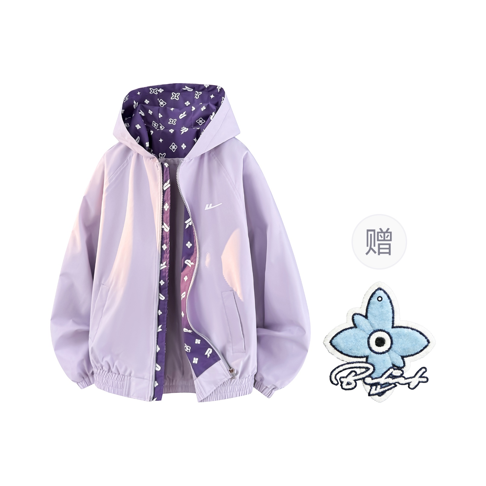 

Куртка женская с капюшоном Moderate Soft Shell WARRIOR, розовый фиолетовый[free merch+scented sachet]