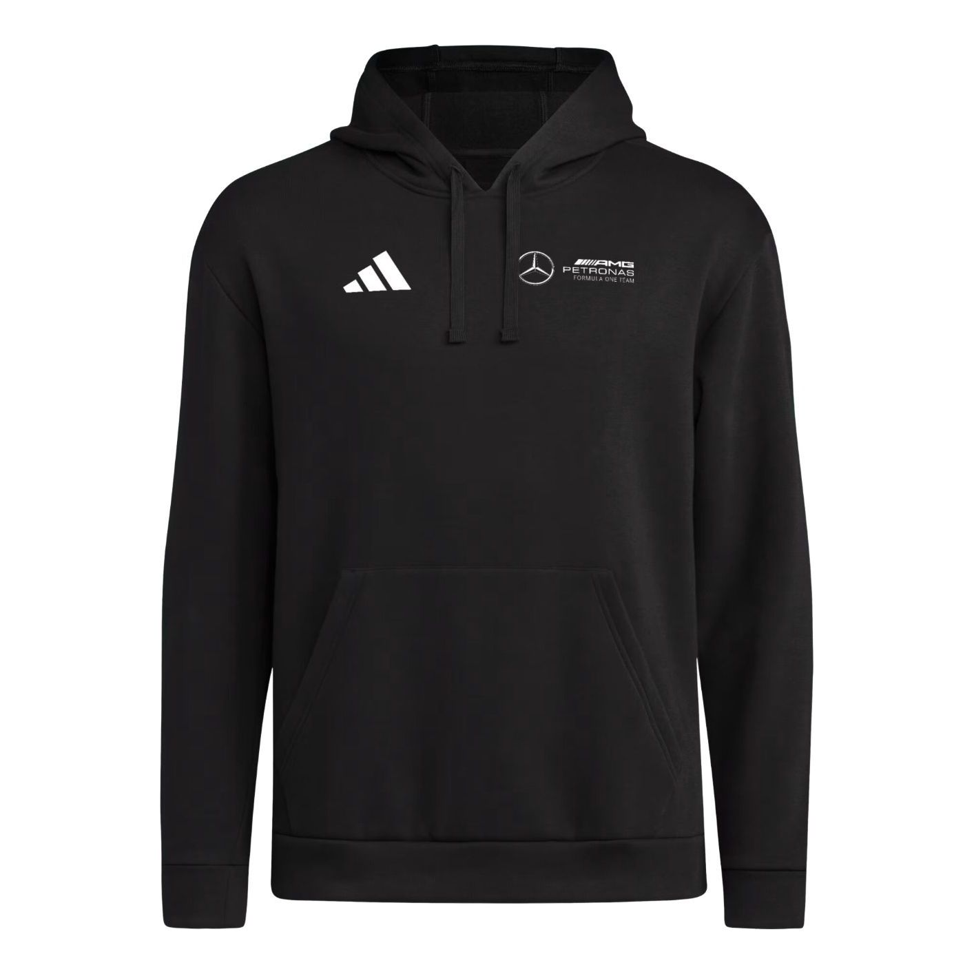 

Толстовка с капюшоном из флиса Adidas x Mercedes-AMG Petronas F1 Team, черная