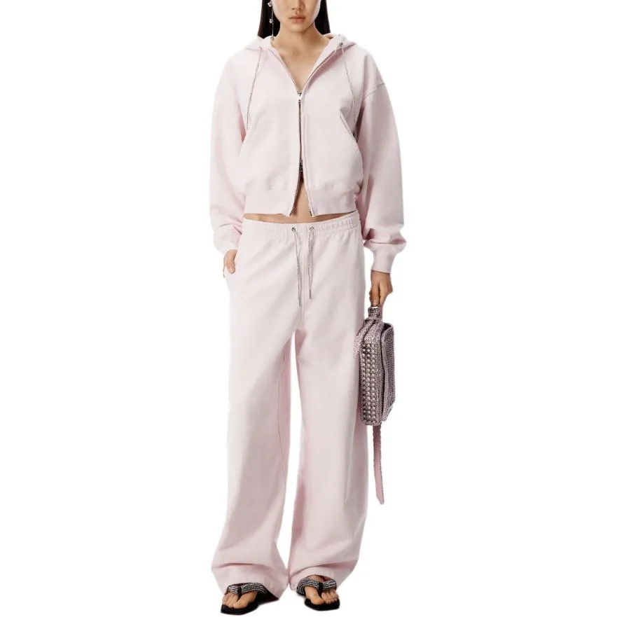 Толстовка на молнии Alexander Wang, светло-розовый — фото 3