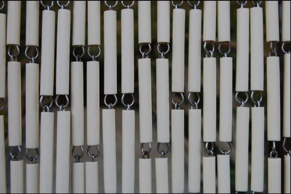 

La Tenda CAMPOS 1 занавеска-цепочка бежевого цвета, размеры: 90 x 210 см, черный